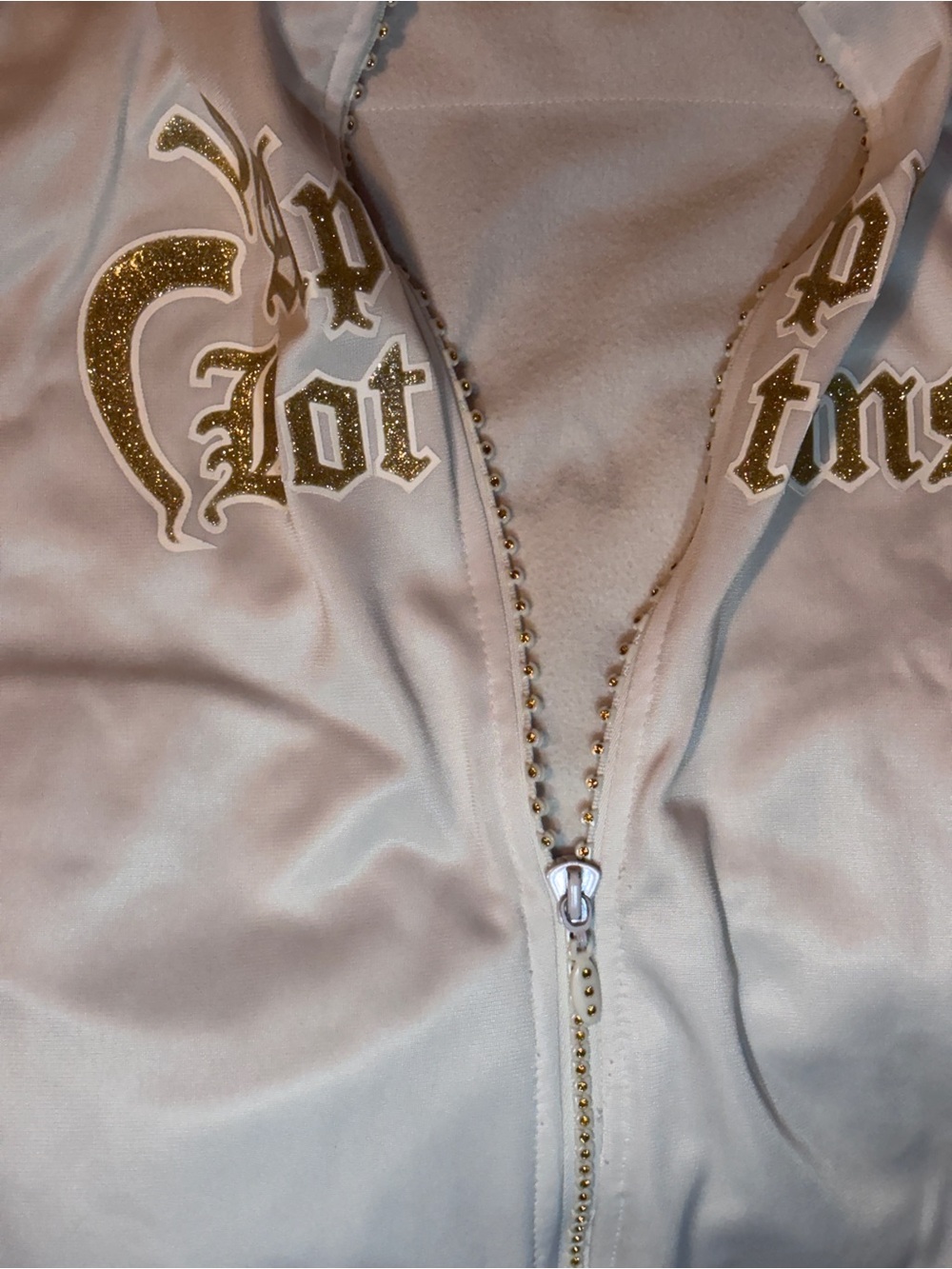 ✨🍎 VINTAGE APPLE BOTTOMS TRACK/BOMBER JACKET 🍎✨ - Picture 6 of 11